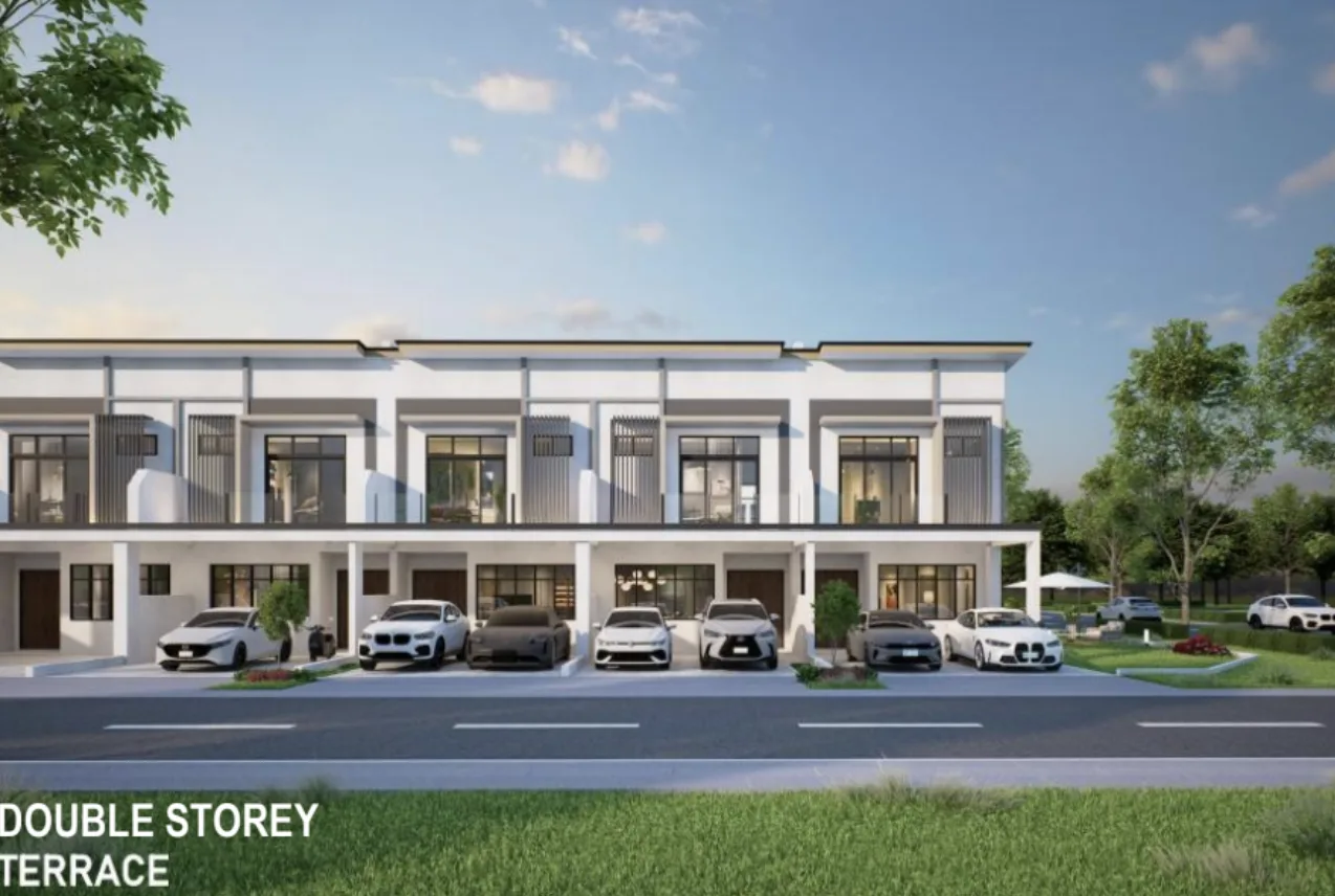 Riveria Garden @ Wawari Landed Phases facade