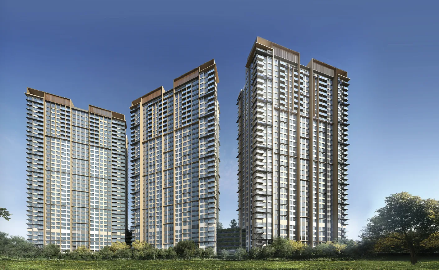 Senibong Cove - Hillview facade