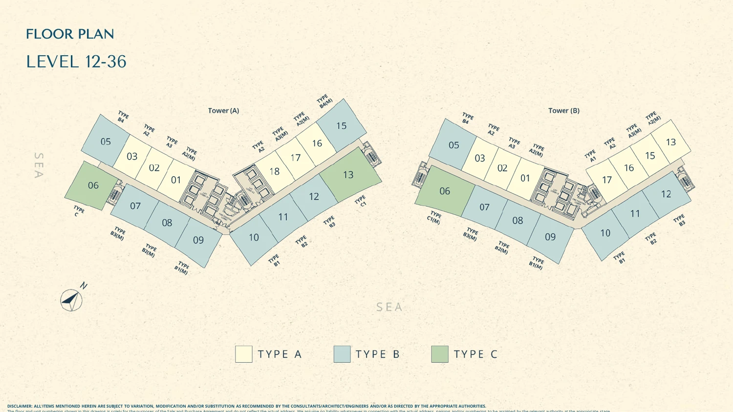 The Eclipse Floor Plan 12 36 Type A1 570-1,161 sq ft sqft floor plan