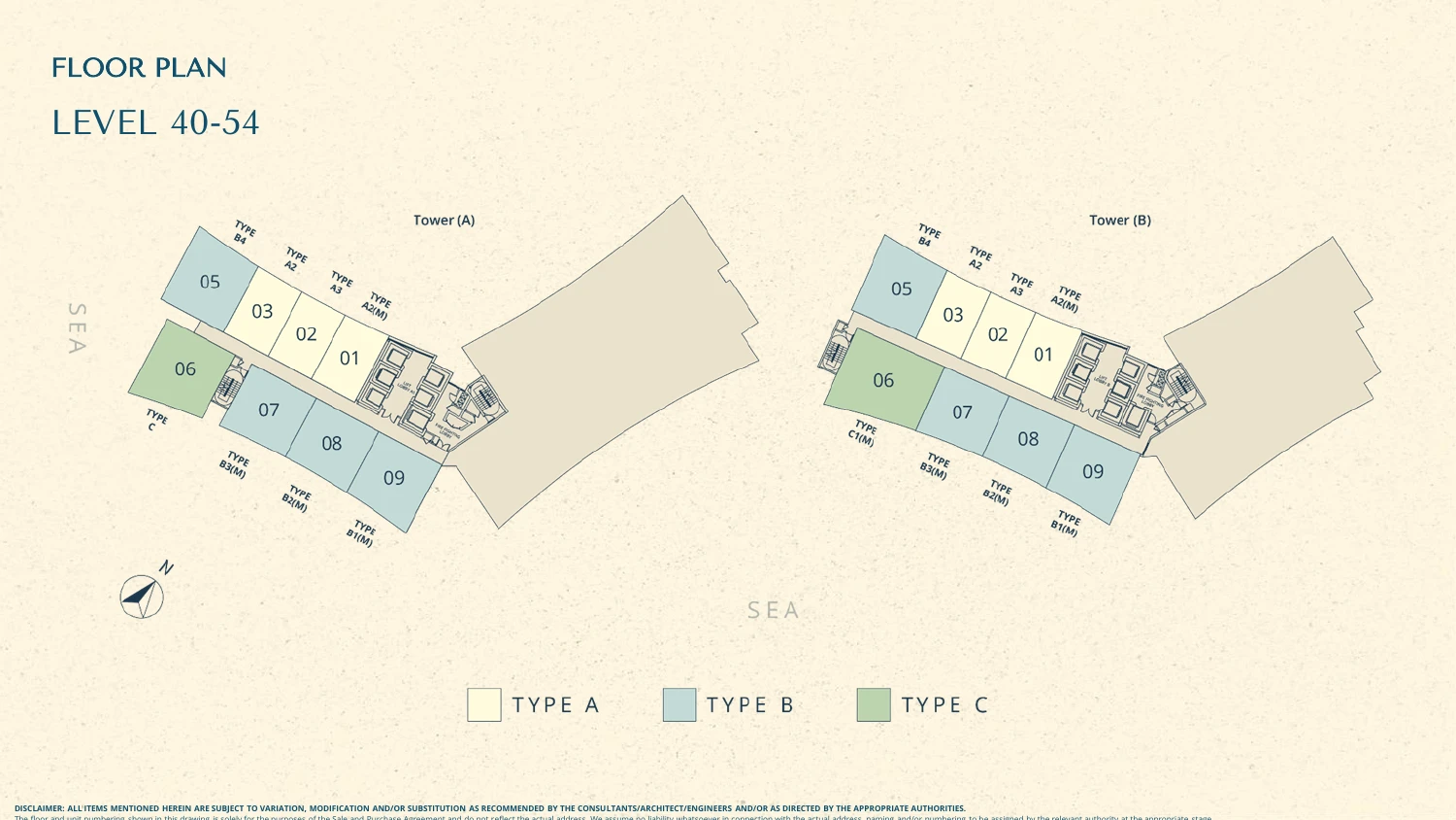 The Eclipse Floor Plan 40 54 Type A1 570-1,161 sq ft sqft floor plan