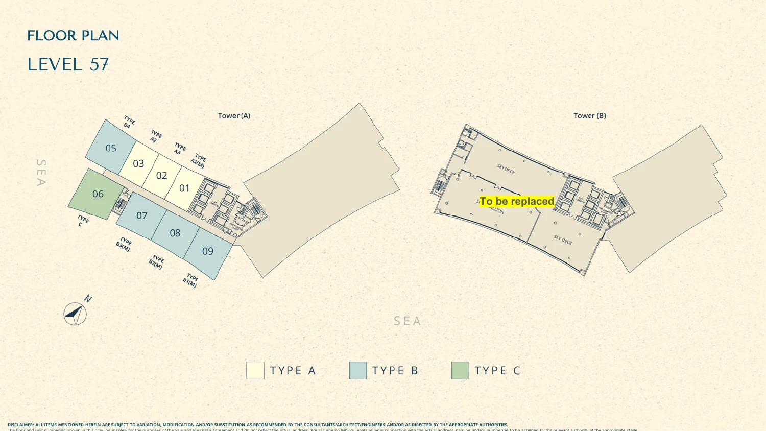 The Eclipse Floor Plan 57 Type A1 570-1,161 sq ft sqft floor plan
