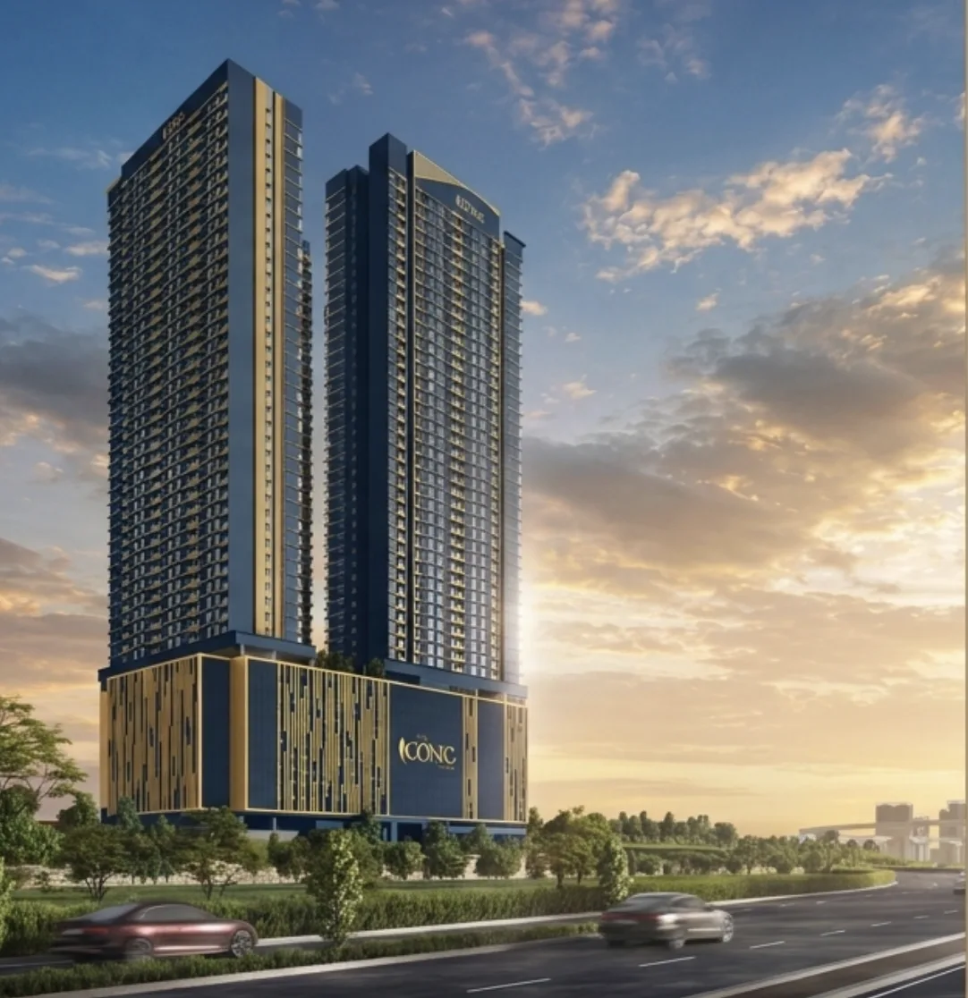 The Iconic by PGB at Stulang façade artist impression