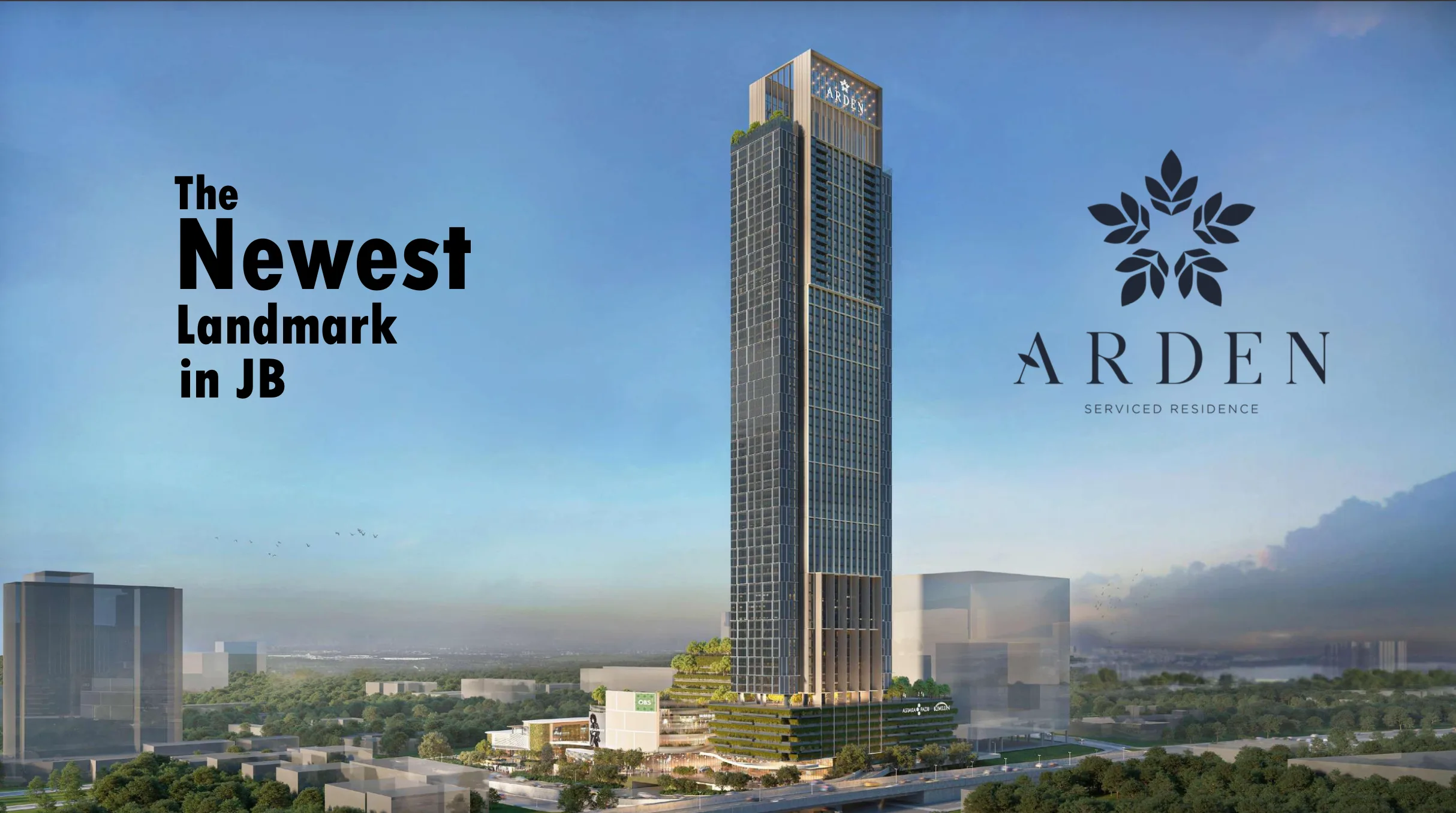 Arden Residence tower façade artist impression