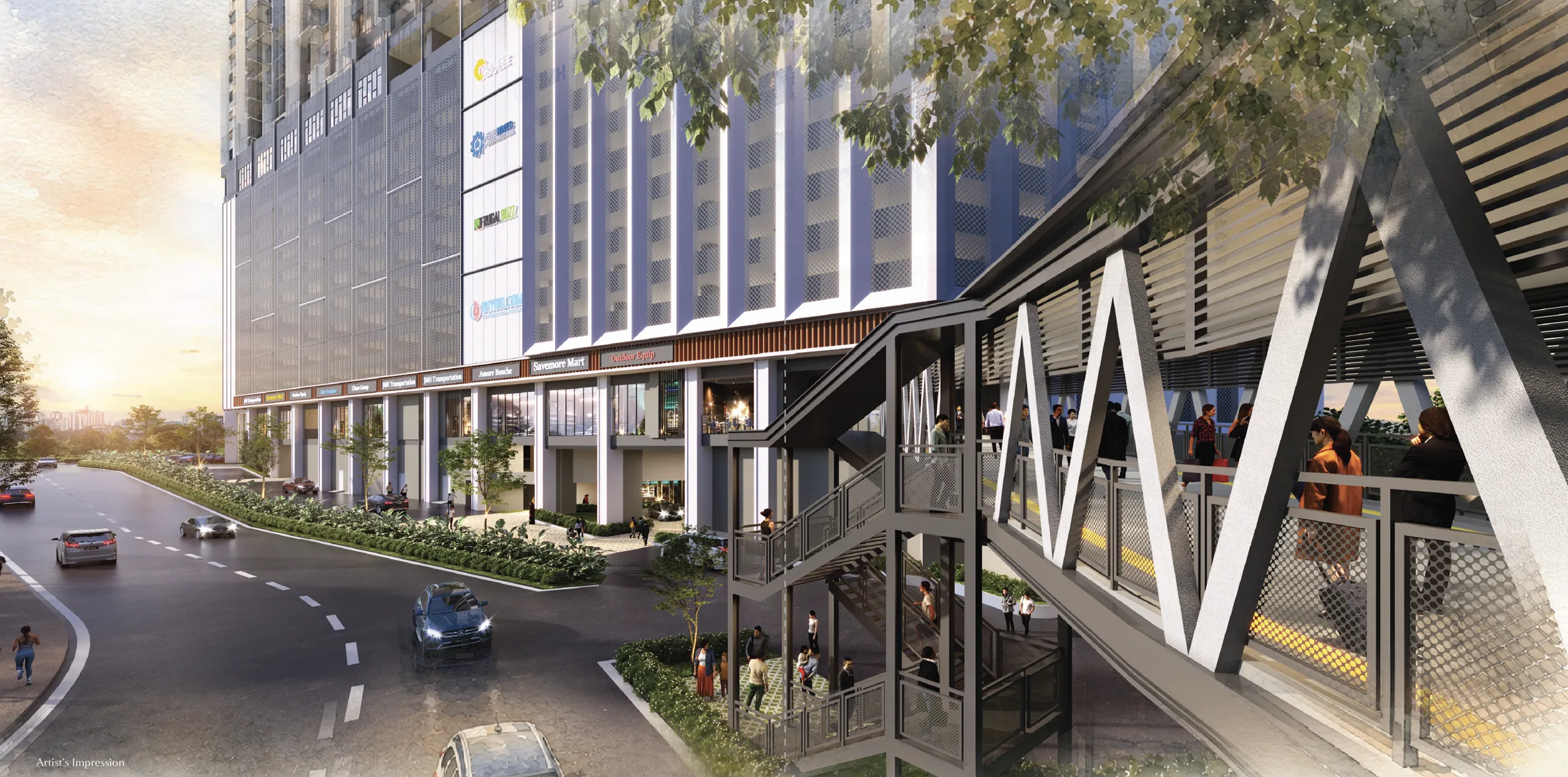 Causewayz Square Brixton residential tower façade artist impression
